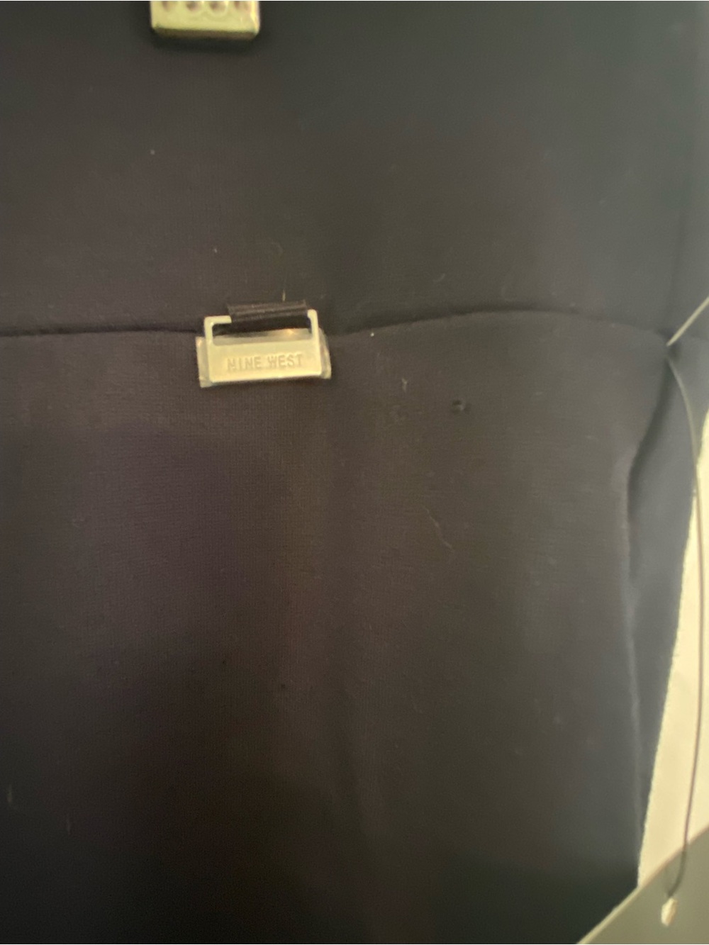 Classic Navy NINE WEST Straight-Leg Dress Pants - Picture 3 of 12